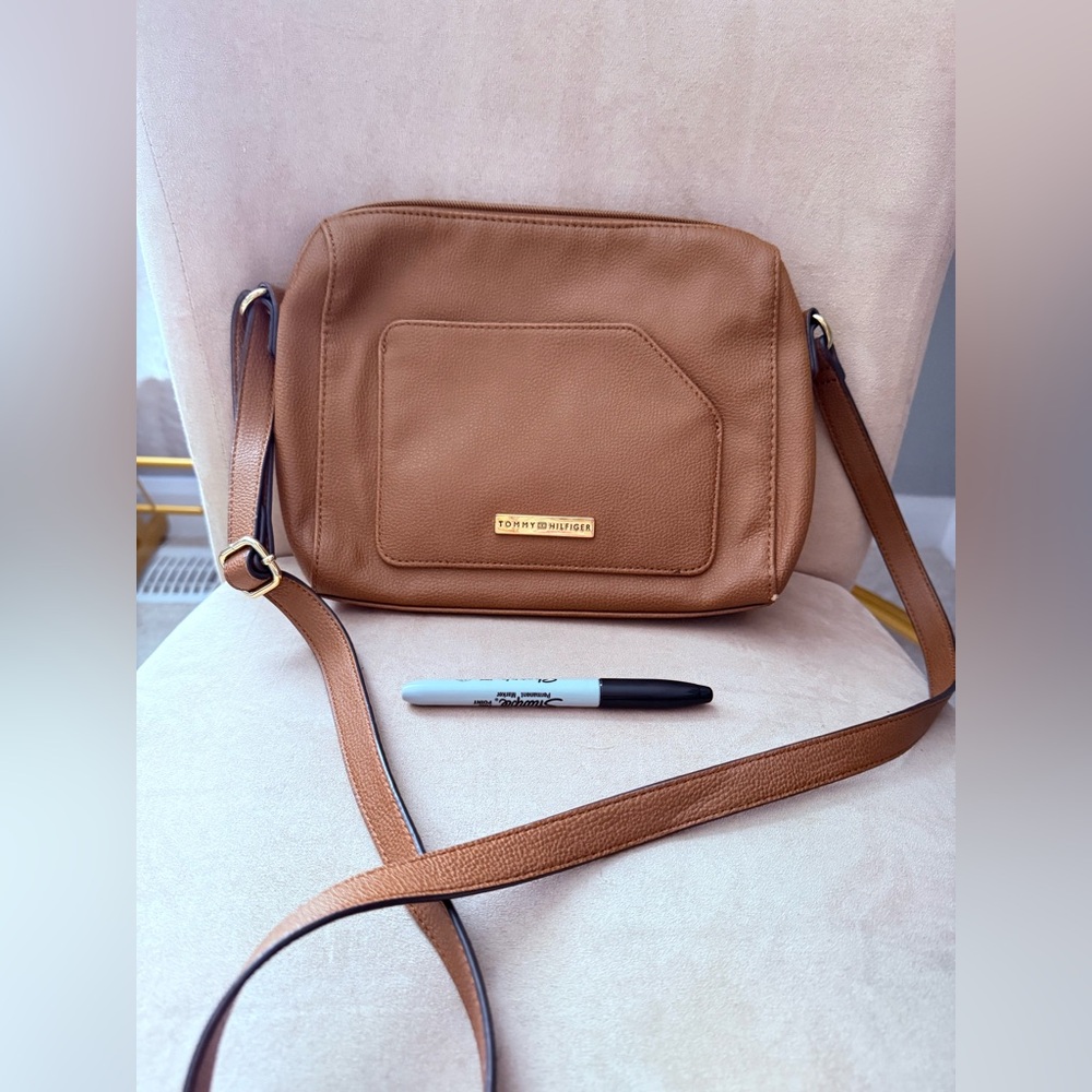 Tommy Hilfiger Tan Crossbody Bag
